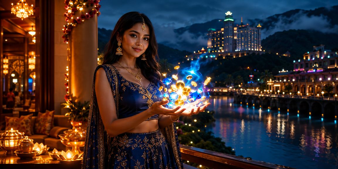 Suasana hiburan kasino di Genting Highlands dengan permainan meja blackjack yang menarik